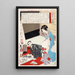 Nishigori Takekiyo malend - Tsukioka Yoshitoshi — gerahmtes Bild an der Wand