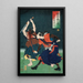 Senzaki Yagor Fujiwara no Noriyasu - Tsukioka Yoshitoshi — gerahmtes Bild an der Wand