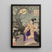 Sugawara no Michizane - Tsukioka Yoshitoshi — gerahmtes Bild an der Wand