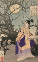 Sugawara no Michizane - Tsukioka Yoshitoshi — Ansicht des Kunstwerks