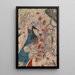 Vollmond von Sumiyoshi - Tsukioka Yoshitoshi — gerahmtes Bild an der Wand