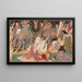 La Fièvre de Taira no Kiyomori - Tsukioka Yoshitoshi — gerahmtes Bild an der Wand