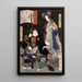 Der Geist von Yaehatahime und Akamatsu Jtamaru Takanori - Tsukioka Yoshitoshi — gerahmtes Bild an der Wand