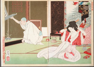 Tsukioka Yoshitoshi - The Story of Priest Nitt at Emmeiin.webp