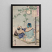 Ygao dana nry zu - Tsukioka Yoshitoshi — gerahmtes Bild an der Wand