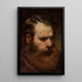 Portrait eines Mannes - Tytus Seweryn Pilecki — gerahmtes Bild an der Wand