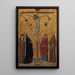 Die Kreuzigung - Ugolino da Siena — gerahmtes Bild an der Wand