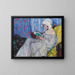 La Liseuse - Ulisse Caputo — gerahmtes Bild an der Wand