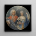 Ulrika Eleonora die Jüngere 1688-1741 Königin von Schweden Friedrich I 1676-1751 Graf von Hessen-Kassel König von Schweden - Niklas Lafrensen — gerahmtes Bild an der Wand