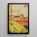 Le Mur Rouge - Ulvi Liegi — gerahmtes Bild an der Wand