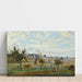 Reproduktion des Gemäldes Ein Dorf in der Umgebung von Mantes von Jean-Baptiste Camille Corot