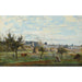 Reproduktion des Gemäldes Ein Dorf in der Umgebung von Mantes von Jean-Baptiste Camille Corot