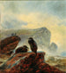 Ein Landschaft mit Kormoranen auf einem Felsen - Friedrich Preller der Ältere — Ansicht des Kunstwerks