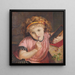 Ein tiefgründiges Problem 9 und 6 ergeben - Catherine Madox Brown — gerahmtes Bild an der Wand