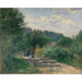 Reproduktion des Gemäldes Eine Straße in Louveciennes - Pierre-Auguste Renoir
