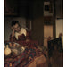 Reproduktion des Gemäldes Eine schlafende Magd - Johannes Vermeer
