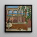 Eine Villa an der Riviera - Sir John Lavery — gerahmtes Bild an der Wand