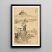 Landschaft - Uragami Shunkin — gerahmtes Bild an der Wand