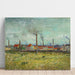 Reproduktion des Gemäldes Usines à Clichy - Vincent van Gogh