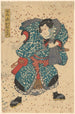 Schauspieler Ichimura Buzaemon in unidentifizierter Rolle - Utagawa Kunisada Toyokuni III — Ansicht des Kunstwerks