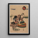 Premier Bonite de l'Année - Utagawa Kunisada Toyokuni III — gerahmtes Bild an der Wand