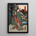 Grün - Utagawa Kunisada Toyokuni III — gerahmtes Bild an der Wand