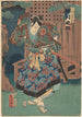 Nakamura Shikan in der Rolle des Huwa Hanzaemon - Utagawa Kunisada Toyokuni III — Ansicht des Kunstwerks