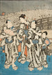 Feier des Sommers in Edo - Utagawa Kunisada Toyokuni III — Ansicht des Kunstwerks