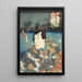 Schauspieler Ichikawa Danjūrō VIII - Utagawa Kunisada Toyokuni III — gerahmtes Bild an der Wand