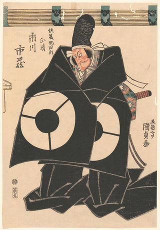 Utagawa Kunisada Toyokuni III - The Actor Ichikawa Ichizo in the Role of Masakiyo.webp