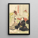 Aktoren Sawamura Sōjurō und Arashi Shincha - Utagawa Kunisada Toyokuni III — gerahmtes Bild an der Wand