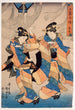 Der siebte Monat - Utagawa Kunisada Toyokuni III — Ansicht des Kunstwerks