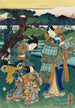 Betrachtung der Pflaumenblumen - Utagawa Kunisada Toyokuni III — Ansicht des Kunstwerks