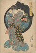 Frau beim Schminken - Utagawa Kunisada Toyokuni III — Ansicht des Kunstwerks