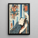 Poulet Tsunagor - Utagawa Kuniyoshi — gerahmtes Bild an der Wand
