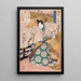 Aufklarung nach einem Sturm für Takechi - Utagawa Kuniyoshi — gerahmtes Bild an der Wand