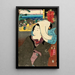 Ormeaux séchés de Hki - Utagawa Kuniyoshi — gerahmtes Bild an der Wand