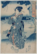 Geisha am Flussufer des Sumida-Flusses - Utagawa Kuniyoshi — Ansicht des Kunstwerks
