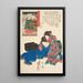 Provinz Mikawa Jrurihime - Utagawa Kuniyoshi — gerahmtes Bild an der Wand