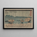 Vue d'Oumayagashi - Utagawa Kuniyoshi — gerahmtes Bild an der Wand