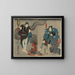 Der König der Meeresgeister - Utagawa Kuniyoshi — gerahmtes Bild an der Wand
