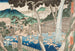 Wasserfall am Yama-Berg bei Rben - Utagawa Kuniyoshi — Ansicht des Kunstwerks