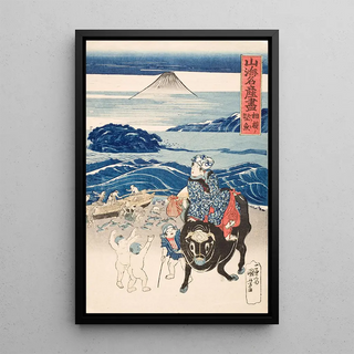 Utagawa Kuniyoshi - Sagami Fisherman unloading Bonito.webp