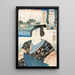 La Silbe i Schauspieler in der Rolle von Fujiya Izaemon - Utagawa Kuniyoshi — gerahmtes Bild an der Wand
