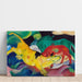 Reproduktion des Gemäldes Kühe, rot, grün, gelb - Franz Marc