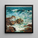 Wellenbrecher - Vance H. Swope — gerahmtes Bild an der Wand