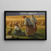 Die Ernte - Valerian Konstantinovich Kamenev — gerahmtes Bild an der Wand