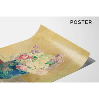 Vase de Fleurs - Henri Lebasque | Reproduction Tableau Décoration murale affiche copie