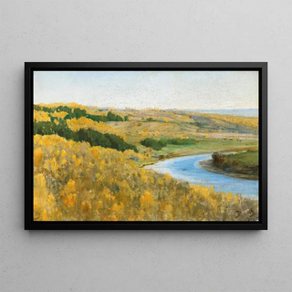 Vasily Dmitrievich Polenov - The River Oka In Golden Autumn.webp