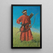 Soldat von Bukhara - Vasily Vereshchagin — gerahmtes Bild an der Wand